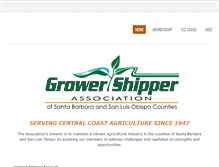 Tablet Screenshot of grower-shipper.com